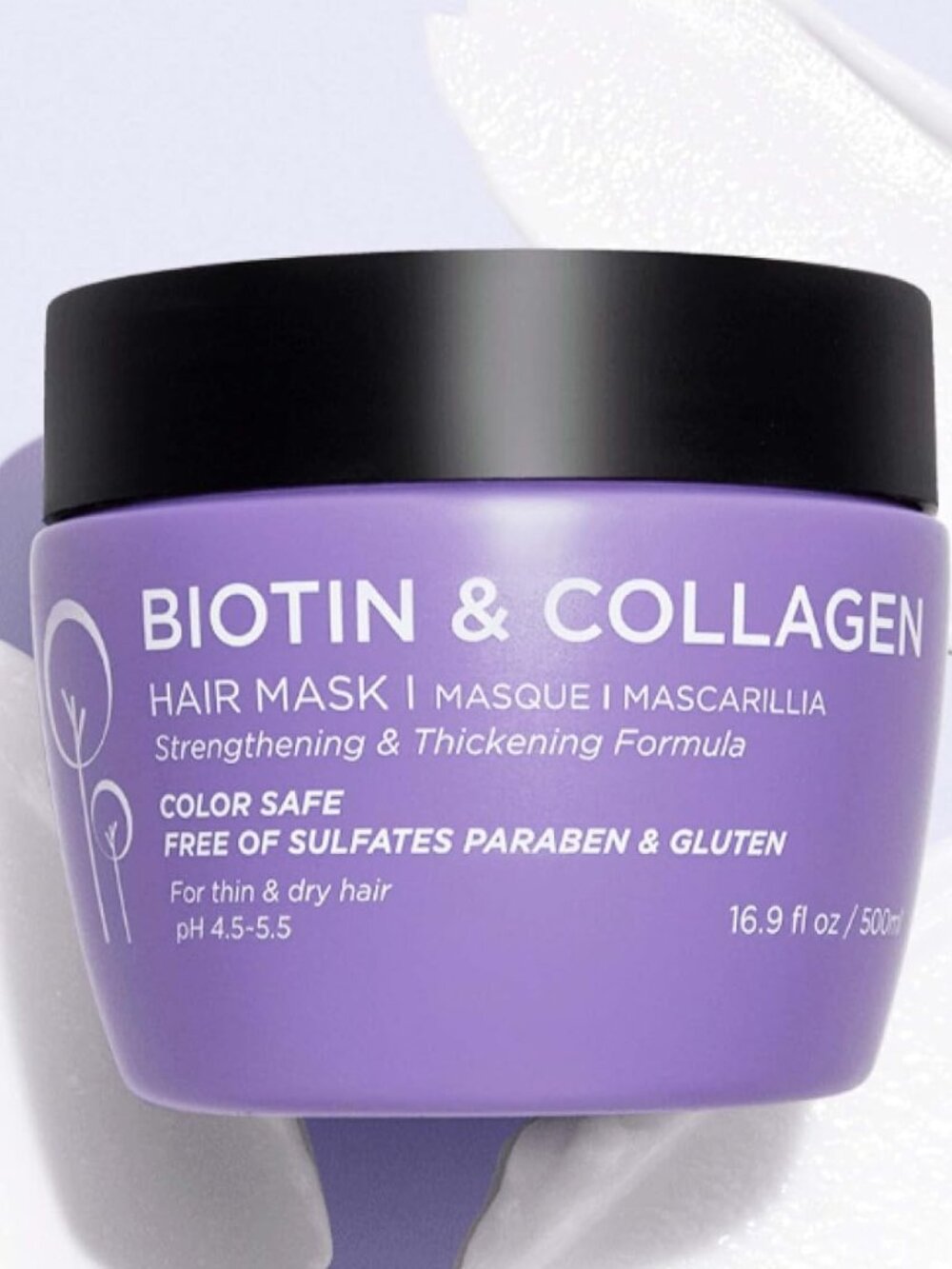 Luseta Biotin & Collagen Hair Mask 3.38 oz Travel Size Factory Sealed NEW